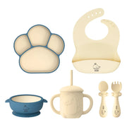 Baby Silicone Tableware Sucker Bowl Set