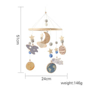 Wood Bed Bell Musical Rattles Toys