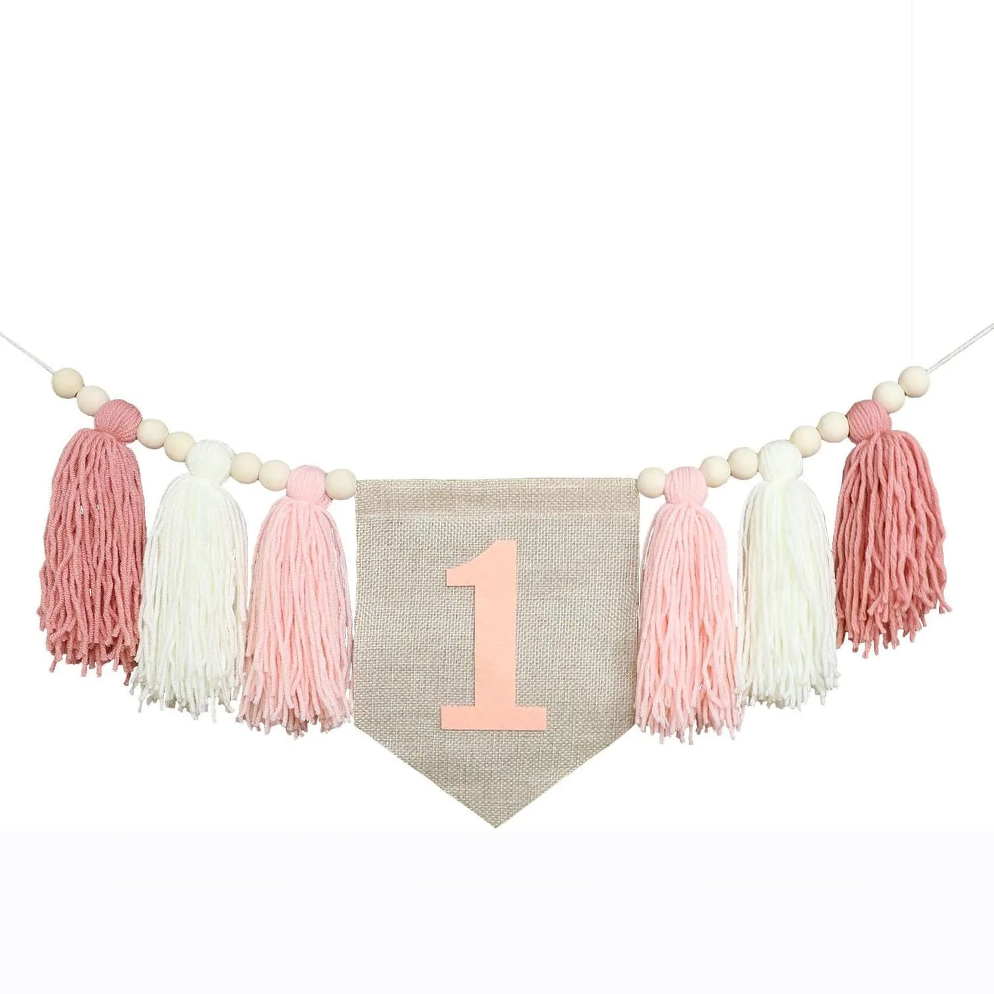 First Kids Boho Birthday Party Crown & Tassel