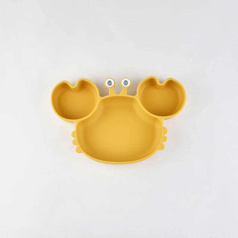 Silicone Dining Plate Suction Cartoon