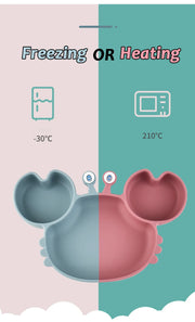 Silicone Dining Plate Suction Cartoon