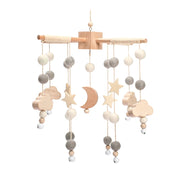 Wood Bed Bell Musical Rattles Toys