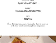 5PCS Set Bamboo Cotton Face Towel