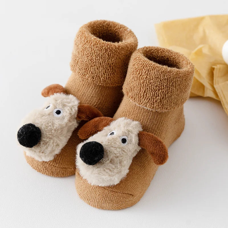New cartoon warming baby socks