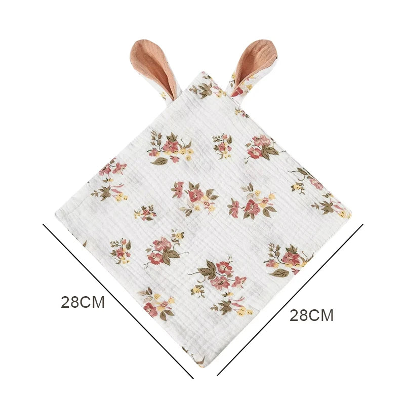 Cartoon Print Muslin Hand Face Towel