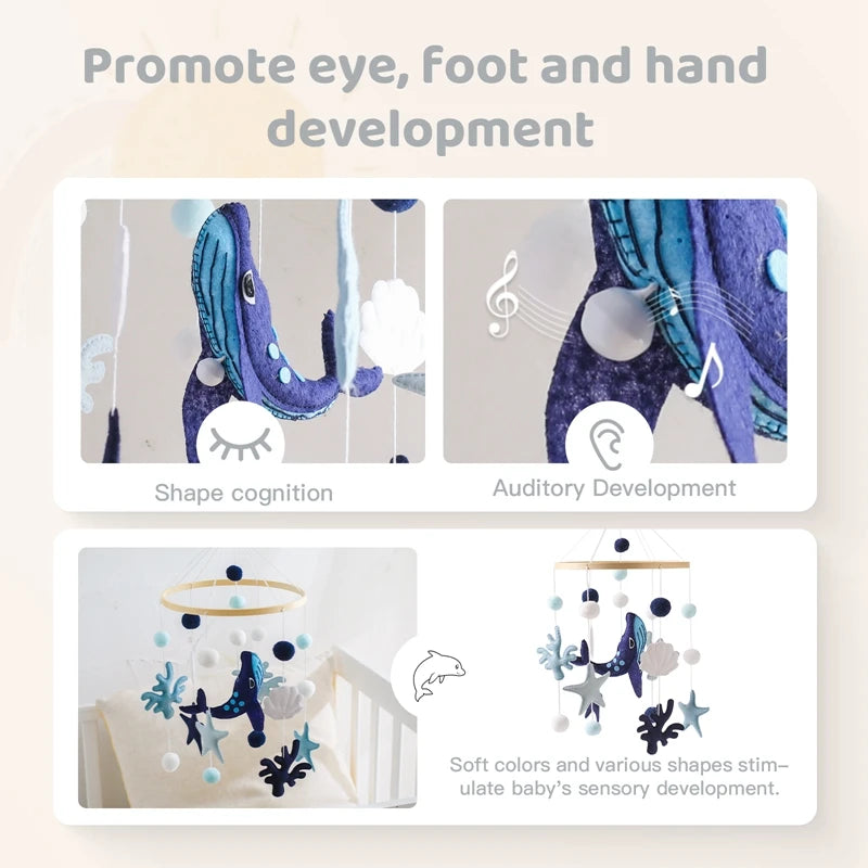 Hot Air Balloon Baby Rattle Toys