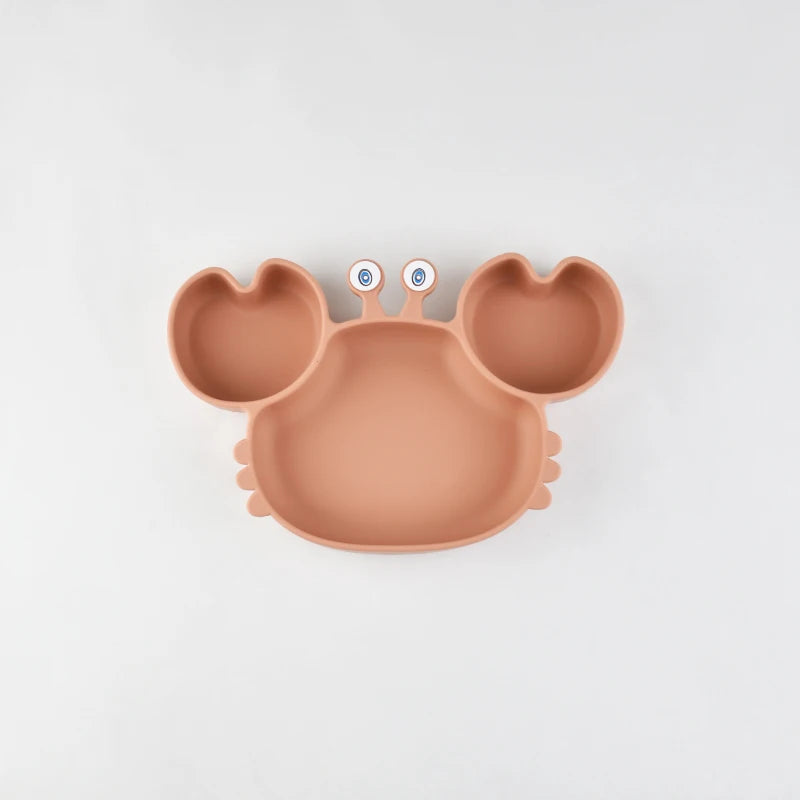 Silicone Dining Plate Suction Cartoon